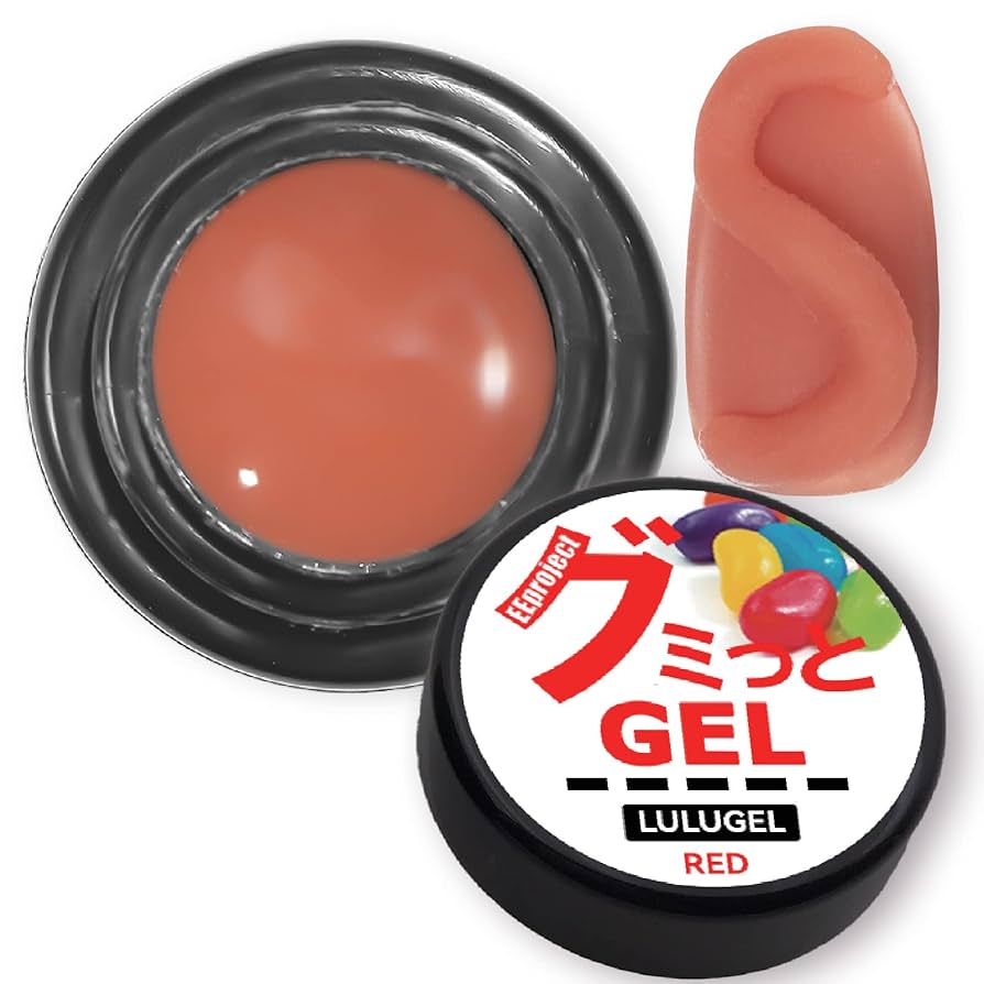 Amazon | LULUGEL 粘土ジェル グミっとGEL 3g レッド 赤 ジェル